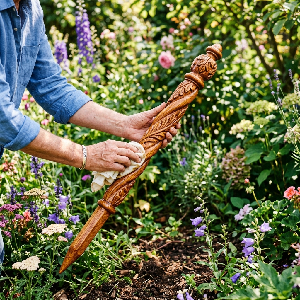 Holz Gartenstecker imprägnieren