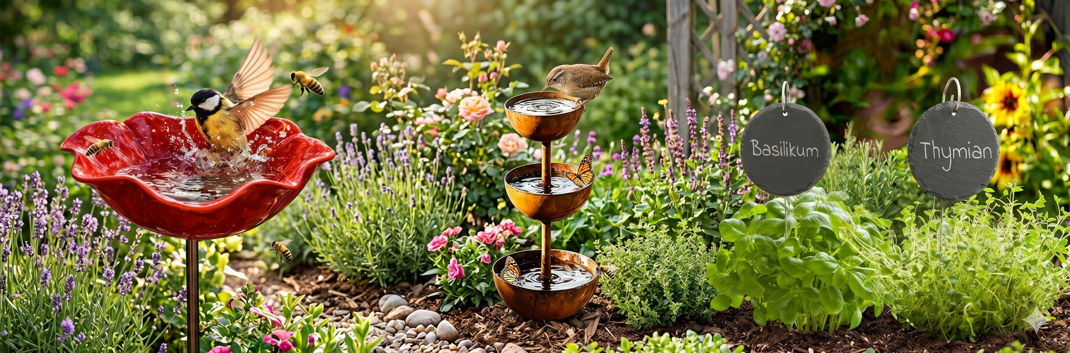 Nützliche Gartenstecker